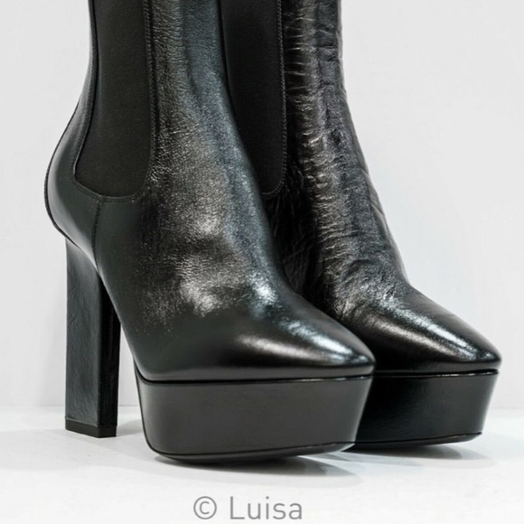 Saint Laurent Moroder Ankle Boots - Picture 8 of 8